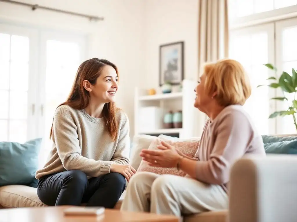 Experiential support conversation